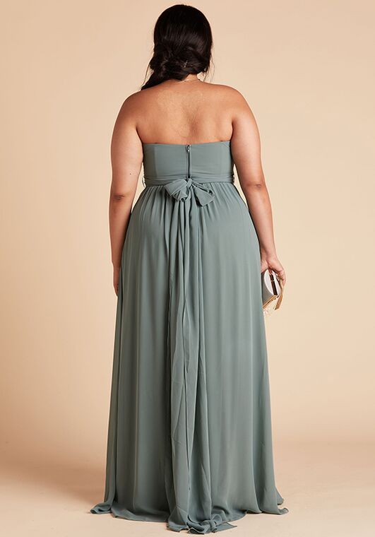 Birdy Grey Grace Convertible Dress Curve in Sea Glass Sweetheart Bridesmaid Dress - 2