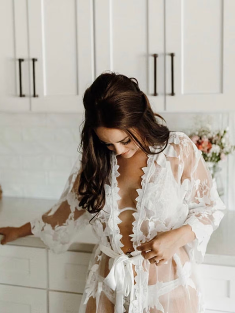 Bridal Robe from LuvYou3000 for the best lingerie gift ideas