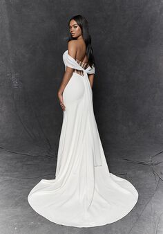 Justin Alexander Signature Limone Fit-and-Flare Wedding Dress