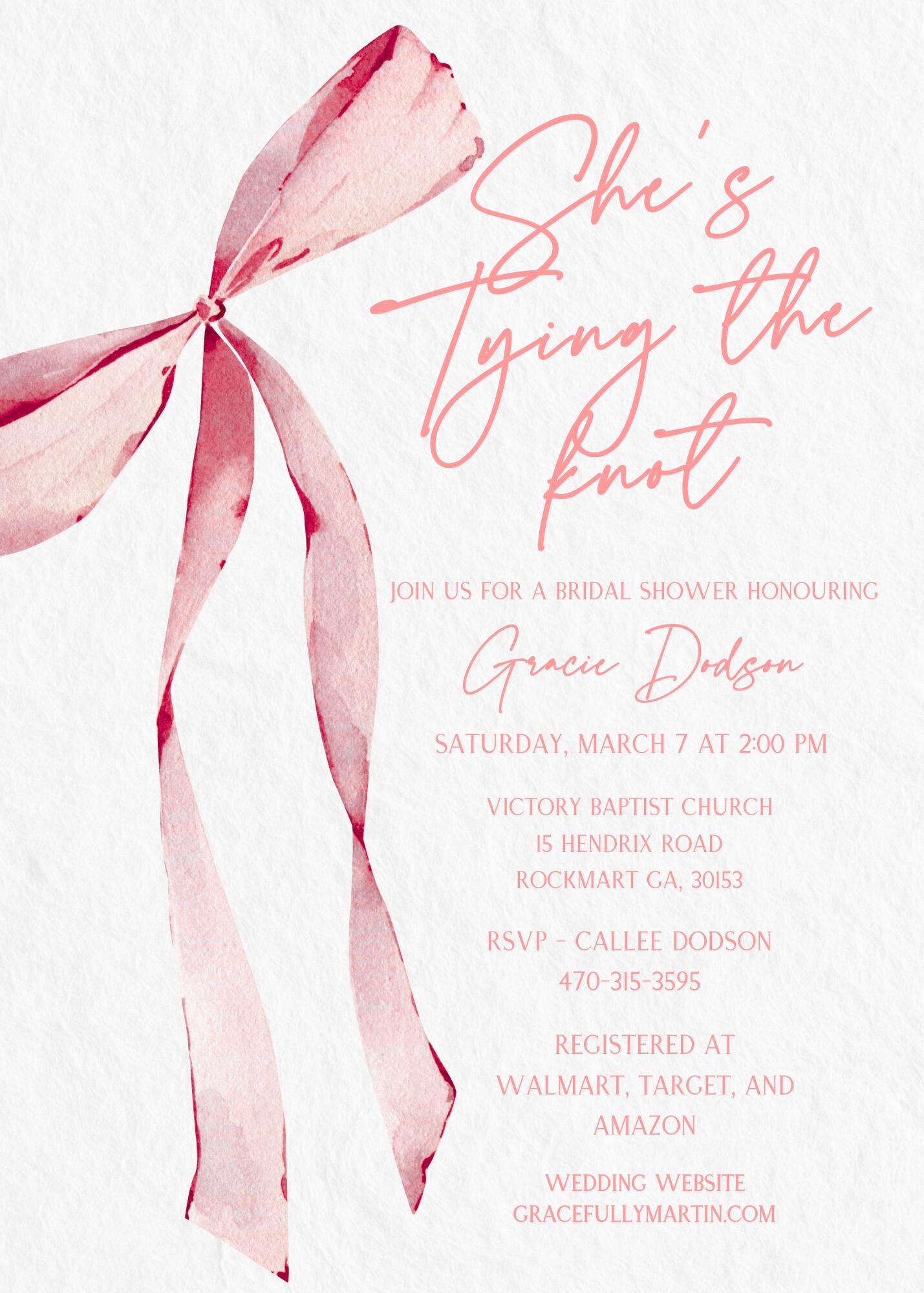 Picture of Gracie's Bridal Shower