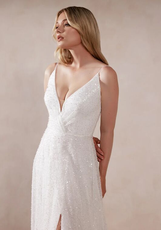 Adore by Justin Alexander Zahara A-Line Wedding Dress - 2