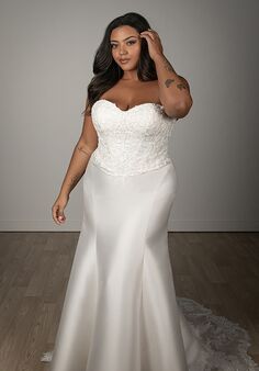 Stella York SY8163+ Fit-and-Flare Wedding Dress