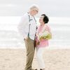 An Inspiring 50th Wedding Anniversary Vow Renewal With Relaxed Vibes on Waikiki Beach, Hawaii