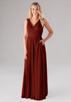 Kennedy Blue Gabby V-Neck and Plunge Bridesmaid Dress