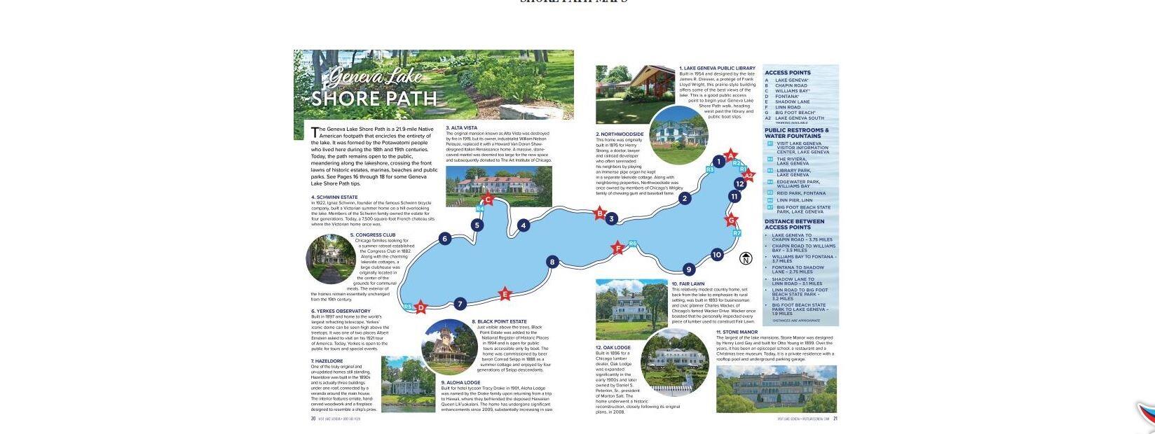 Picture of Lake Geneva Shore Path