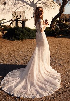 Lillian West 66129 Mermaid Wedding Dress