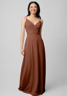Kennedy Blue Reese V-Neck and Plunge Bridesmaid Dress