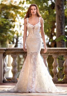 Demetrios 1206 Fit-and-Flare Wedding Dress