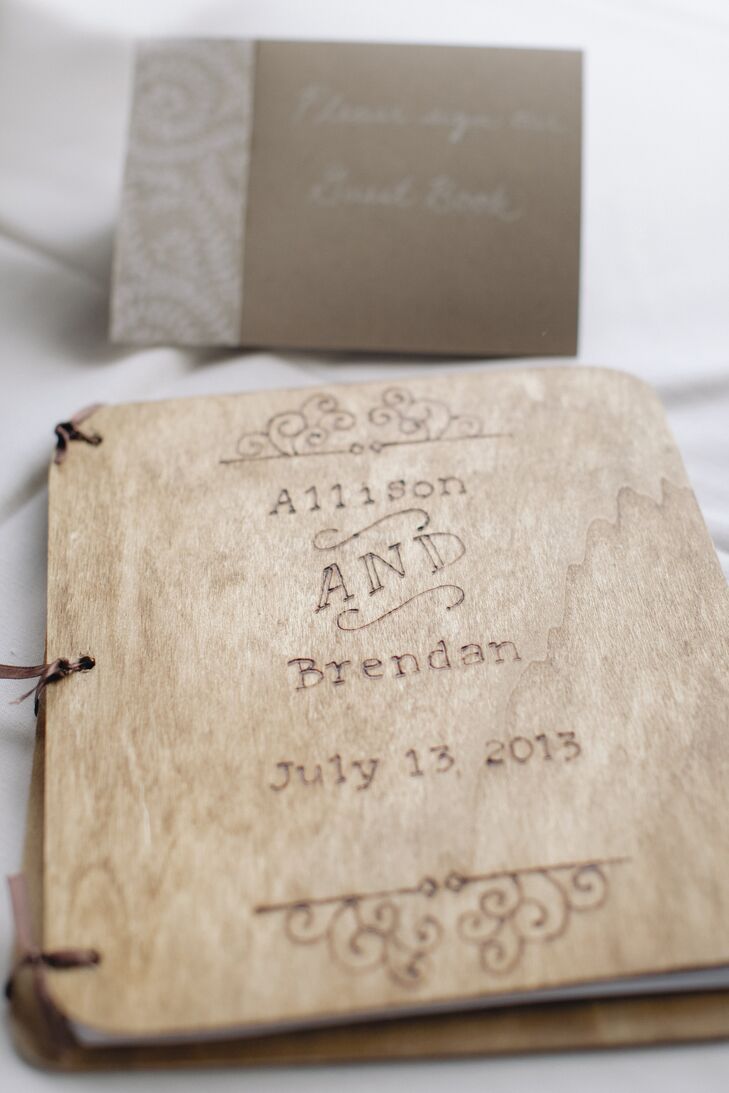 Wooden Guest Book