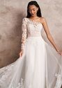 Lillian West 66223 Fit-and-Flare Wedding Dress - thumbnail - 3