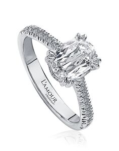 Christopher Designs Classic Oval Cut Engagement Ring