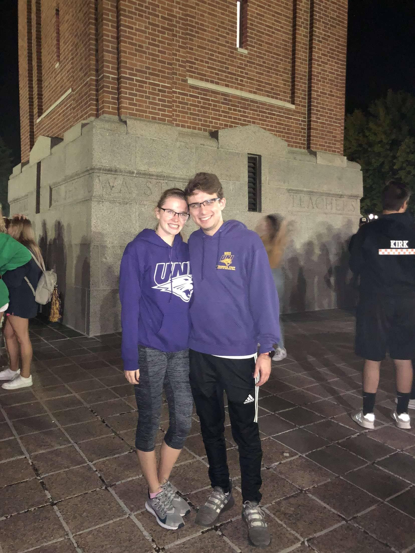 Attended our first UNI Homecoming together.