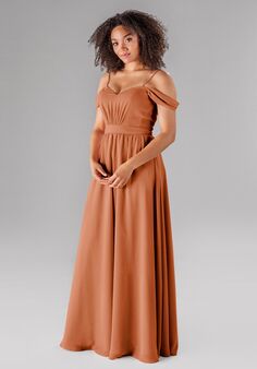 Kennedy Blue Thea Off the Shoulder Bridesmaid Dress