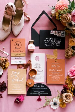 Colorful Wedding Invitation Suite