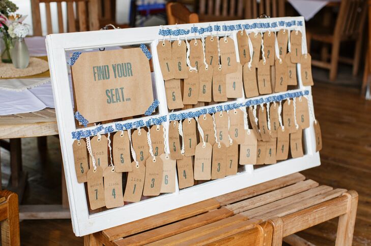 DIY Rustic Paper Table Numbers