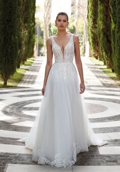 Demetrios 1201 A-Line Wedding Dress