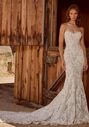 La Perle LP2615 Freddie Sheath Wedding Dress - thumbnail - 3