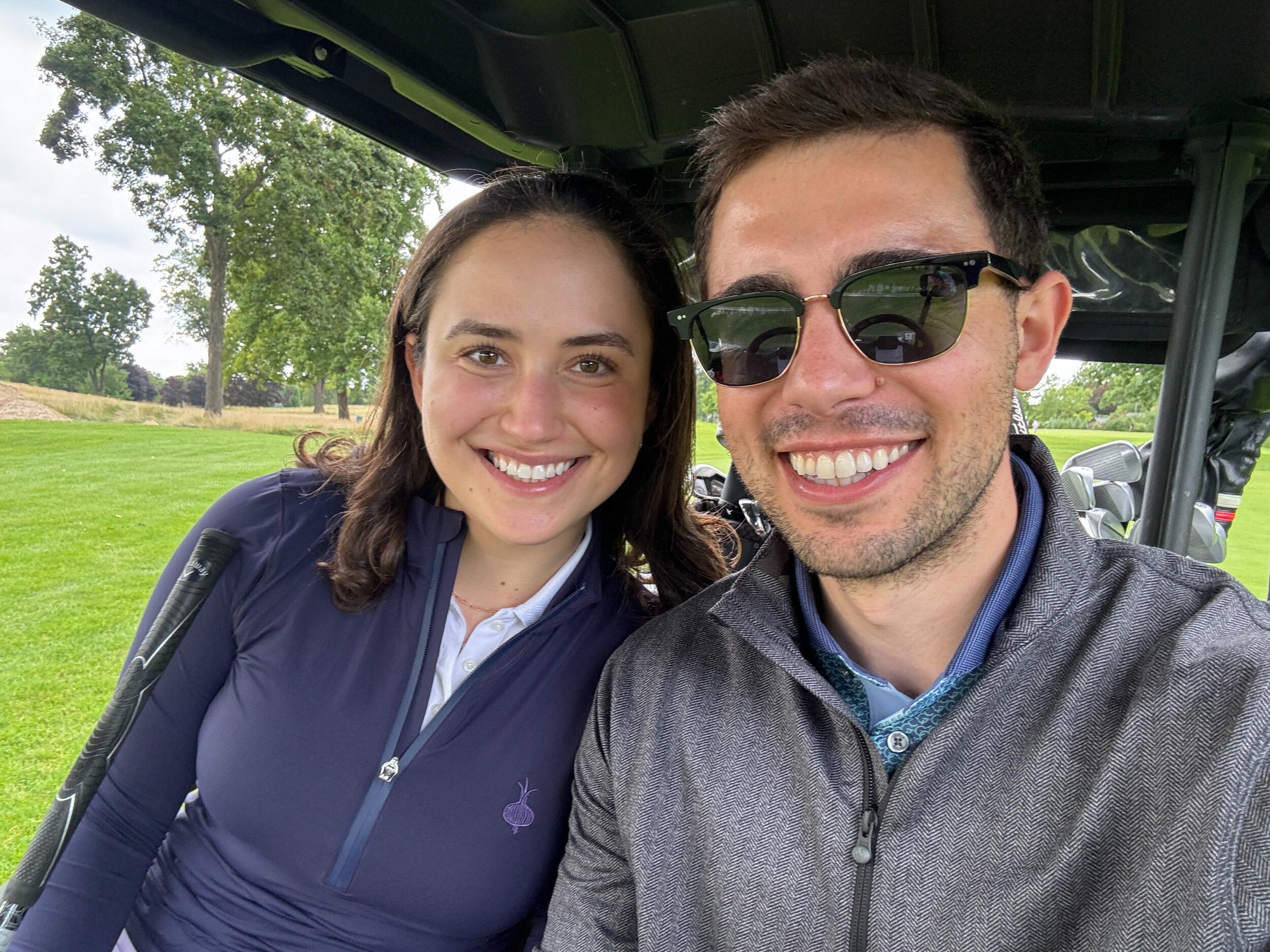 Golfing at Franklin Hills