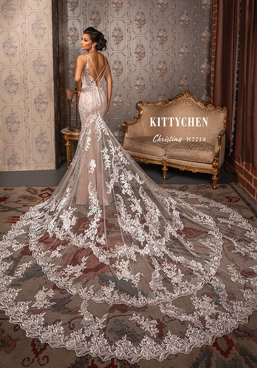 KITTYCHEN CHRISTINA, H2219 Fit-and-Flare Wedding Dress - 2