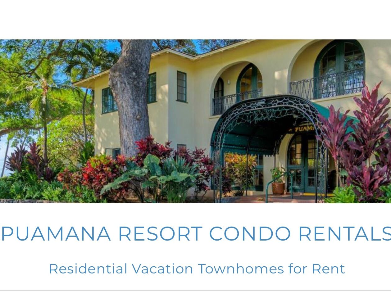 Picture of Puamana Vacations Lahaina Maui Vacation Rentals