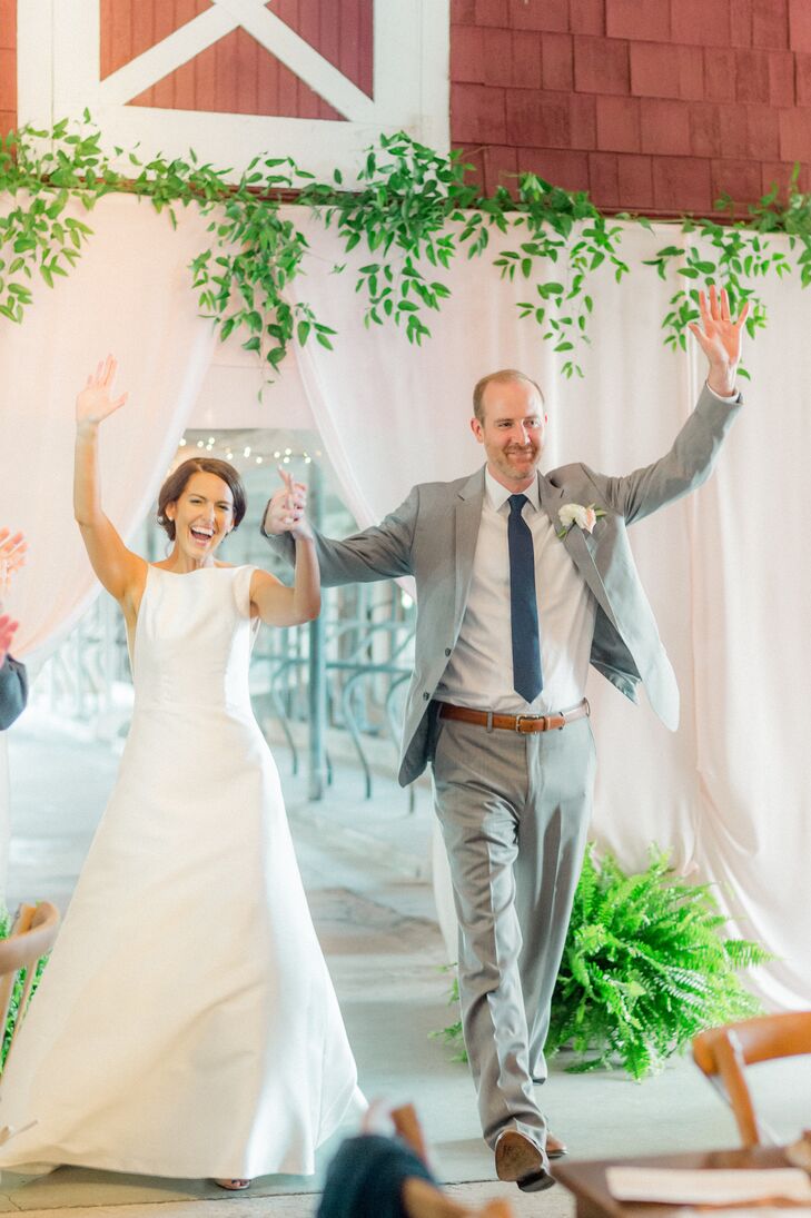 Couple Enters Reception at The Covered Bridge Inn in Lewes, Delaware