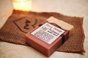 Beer-Infused Soap Wedding Favors