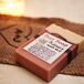 Guests took home beer-infused bars of soap at the end of night as wedding favors.