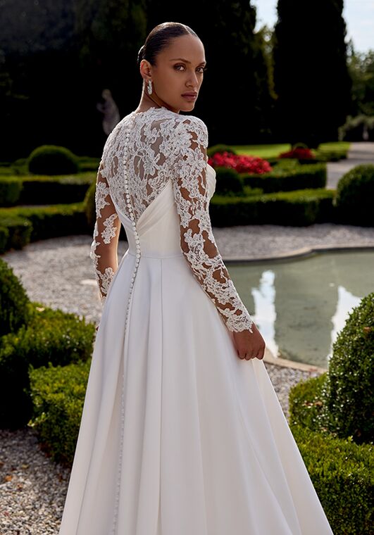 Justin Alexander Katelyn A-Line Wedding Dress - 3