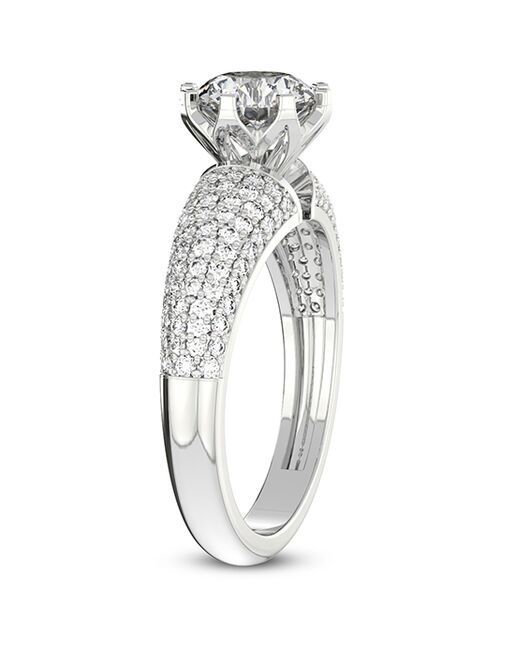 Friendly Diamonds Elegant Round, Oval Cut Engagement Ring - 2