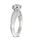 Friendly Diamonds Elegant Round, Oval Cut Engagement Ring - thumbnail - 2