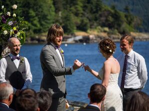 Bride and Groom Pinky Promise Ceremony