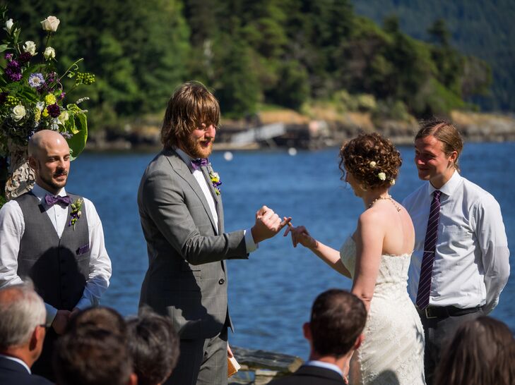 Bride and Groom Pinky Promise Ceremony