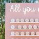 Wood Escort Cards for Wedding in Scottsdale, Arizona
