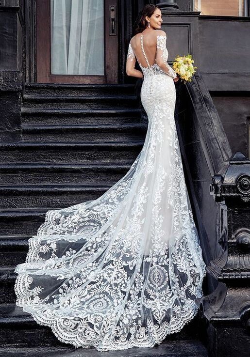 KITTYCHEN GEORGETTA H1854 Sheath Wedding Dress - 2