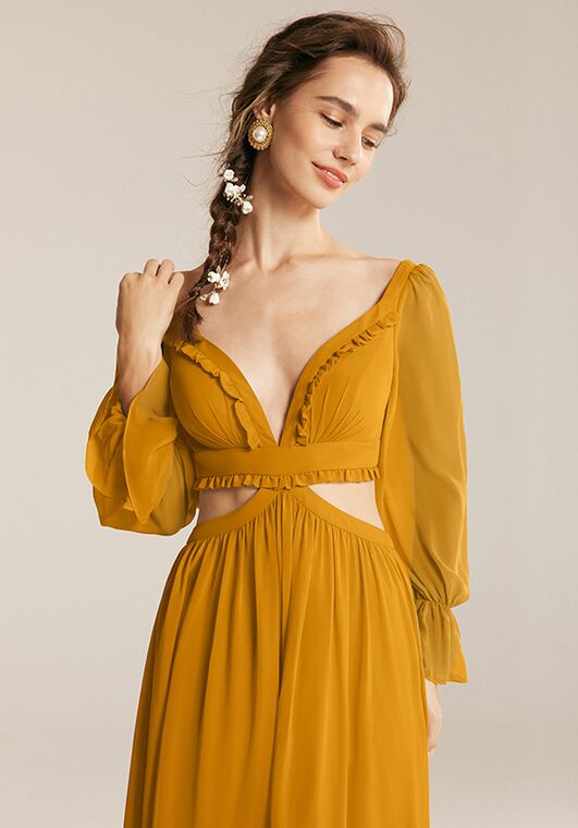 AW Bridal AW Ada Dress V-Neck Bridesmaid Dress - 2