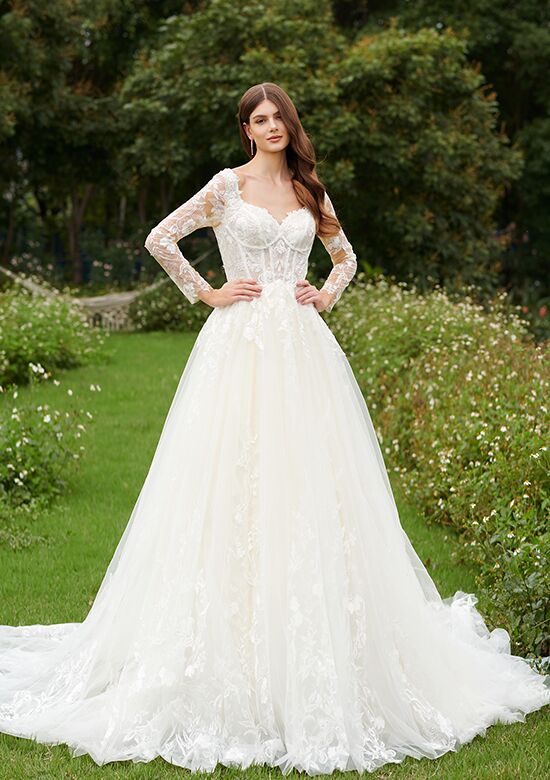 AW Bridal AW DIANTHE WEDDING DRESS A-Line Wedding Dress - 1