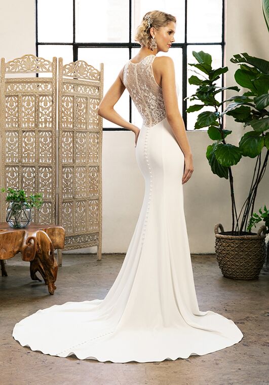 Beloved by Casablanca Bridal BL324 Josie Sheath Wedding Dress - 2