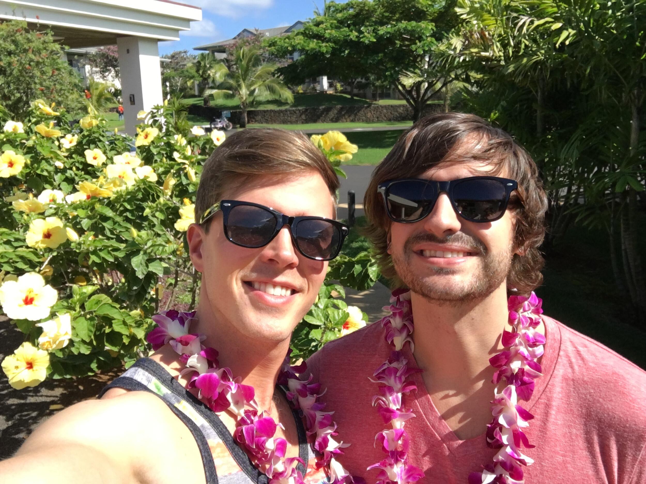 Our first trip over the ocean -- Kauai!
