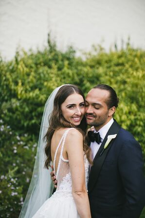 Classic, Modern Bride and Groom