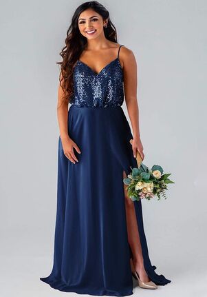 Kennedy Blue Hayden V-Neck Bridesmaid Dress