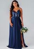 Kennedy Blue Hayden V-Neck Bridesmaid Dress - thumbnail - 1