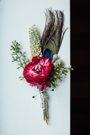 Boutonniere With Feather