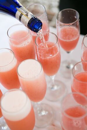 Pink Champagne Cocktail Hour Celebration