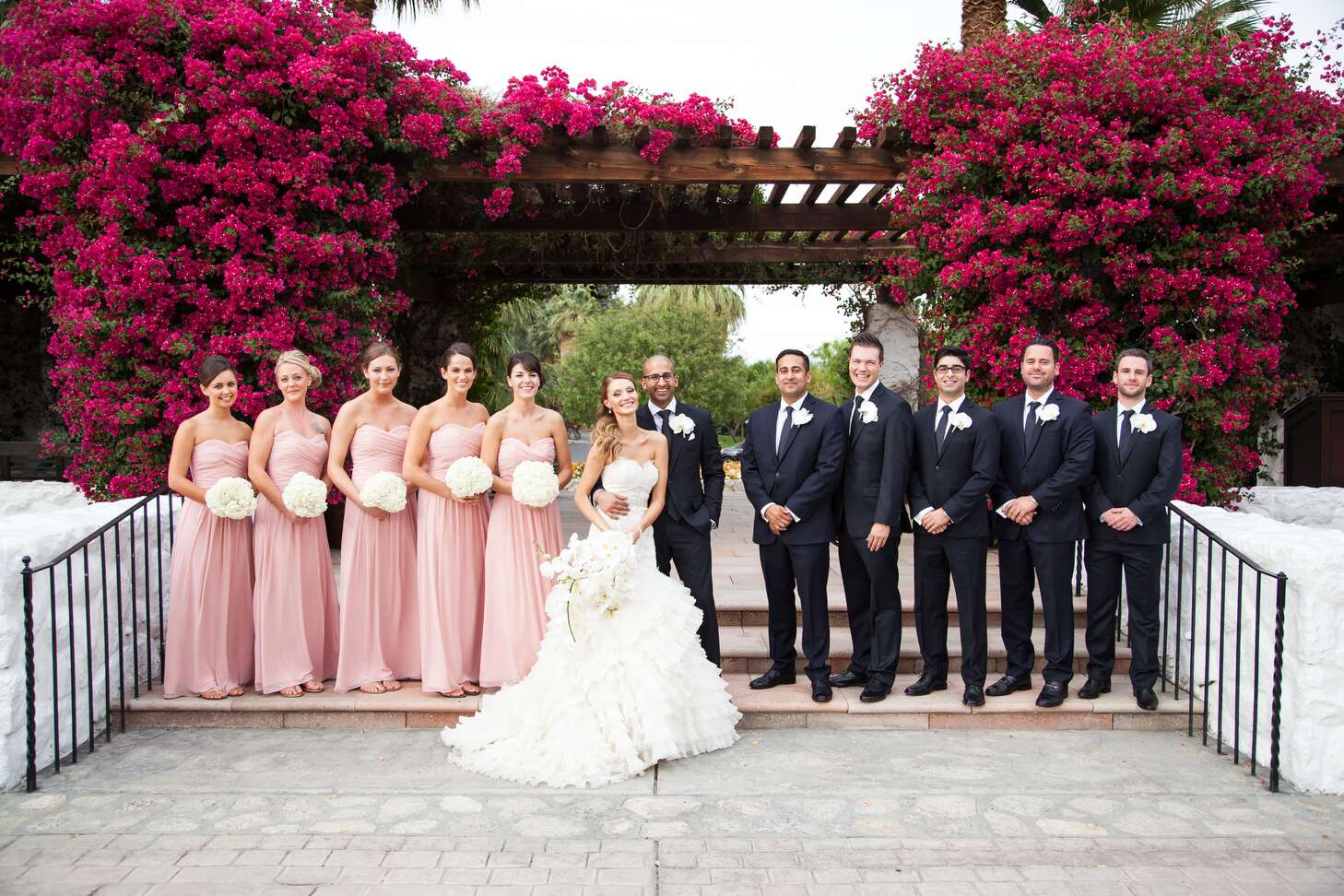 blush pink and navy blue dress Sherri Hill Dress 57942