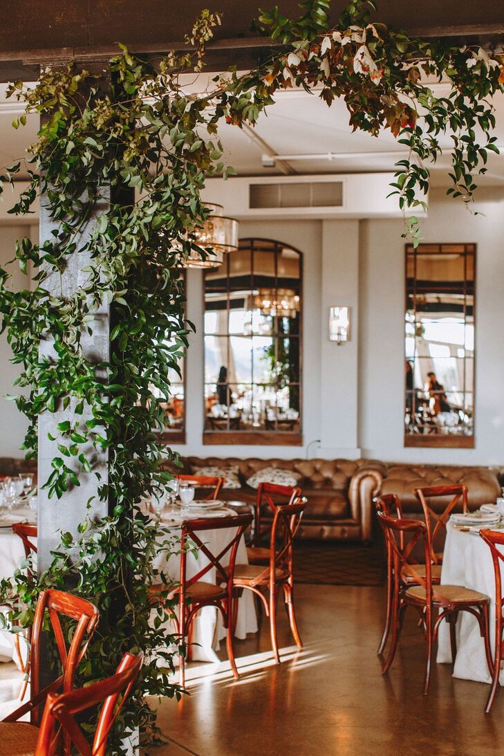 Modern, Rustic Reception at Stone Tower Winery in Leesburg, Virginia