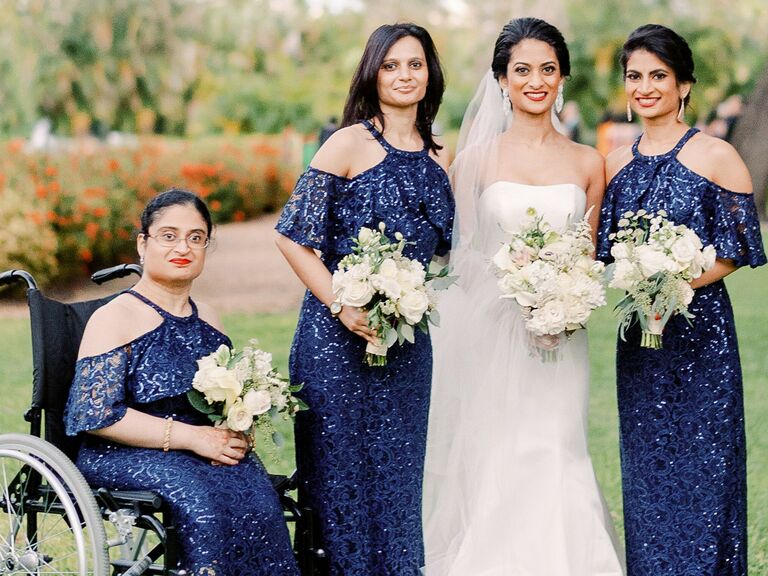 Bridesmaid updos bun