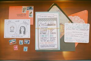 Fun and Colorful DIY Invitation Suite
