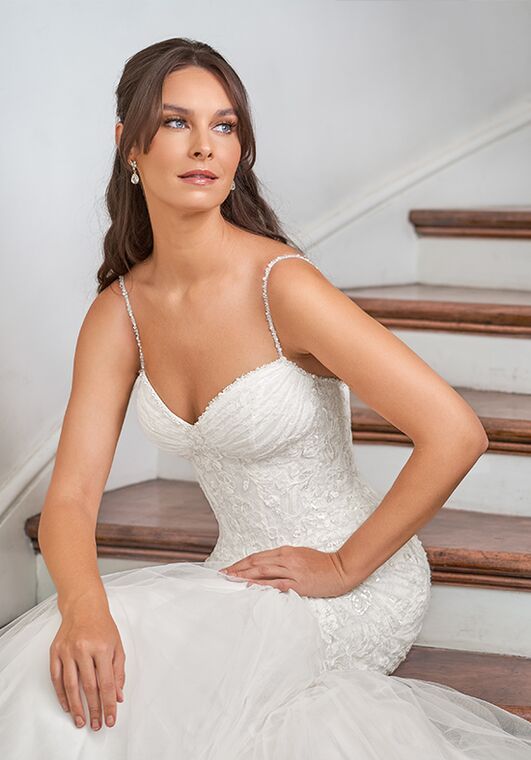 Jasmine Couture ASPEN Mermaid and Trumpet Wedding Dress - 2