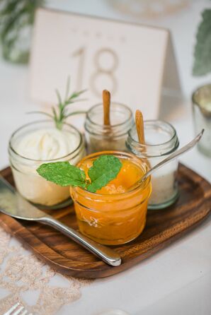 Vintage Jam Jar Condiment Pots