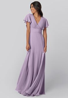 Kennedy Blue Luca V-Neck and Plunge Bridesmaid Dress